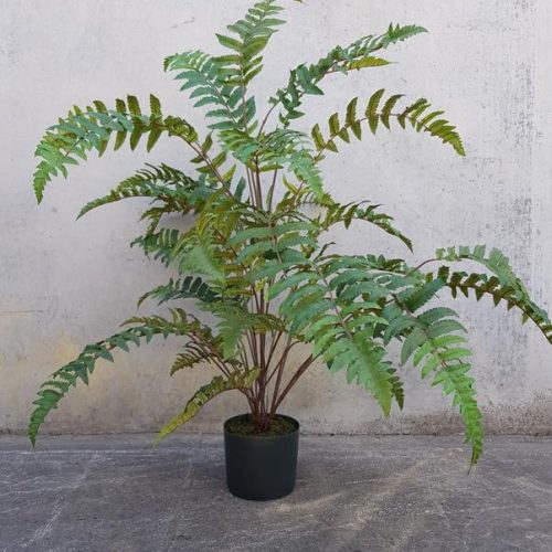 Artificial Leather Fern Tree 100cm