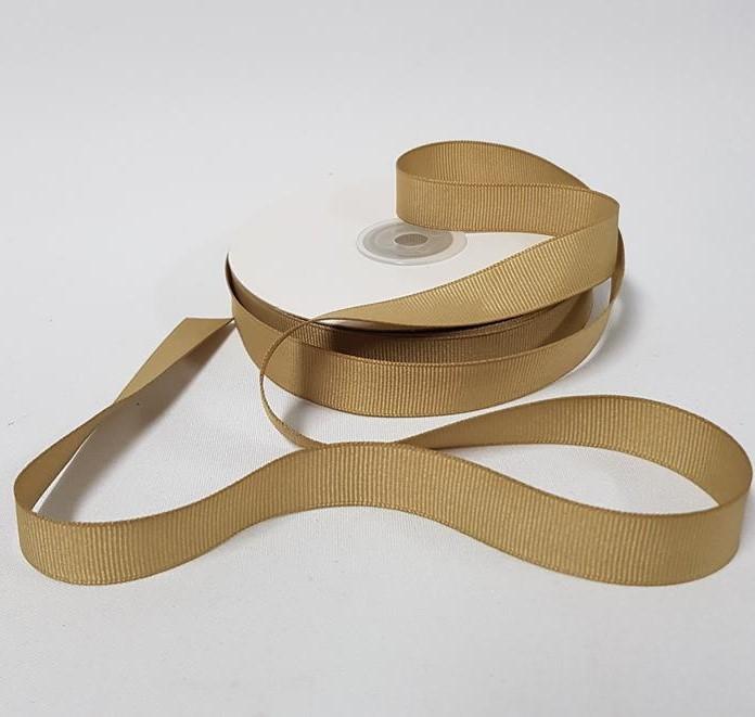 Grosgrain Ribbon 15mm Khaki