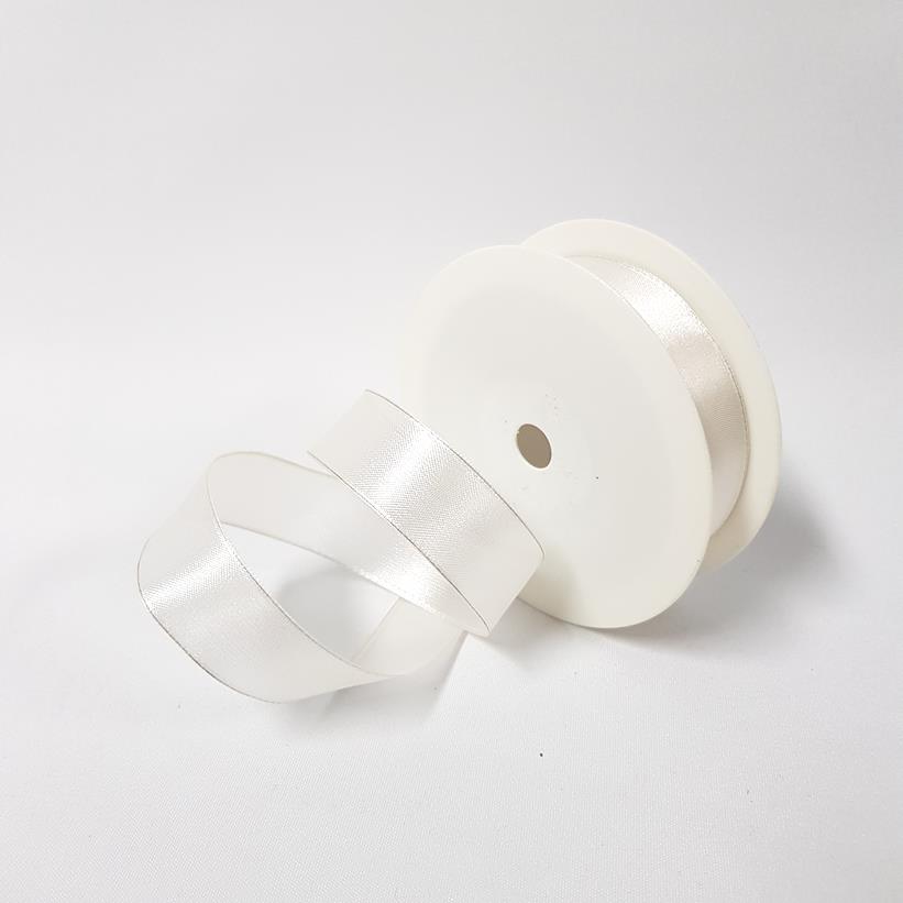 Para Silk Ribbon 25mm Cream