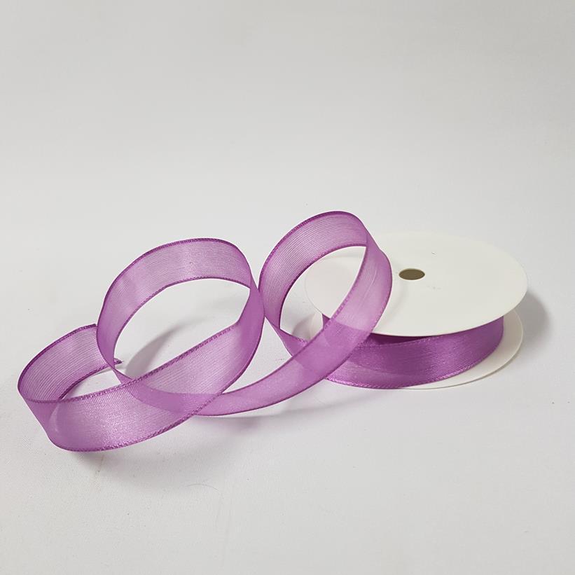Para Silk Ribbon 25mm Mauve
