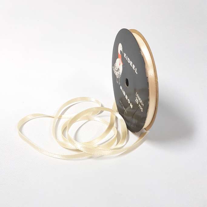 Satin Double sided 8mm Natural