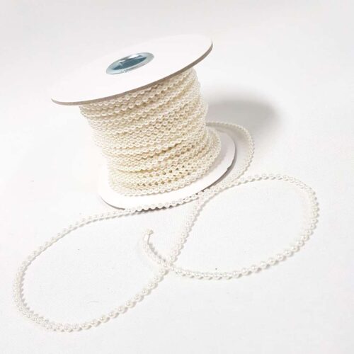 Pearl String Roll 3mm Ivory