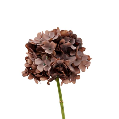 Artificial Hydrangea Celeste Brown 36cm
